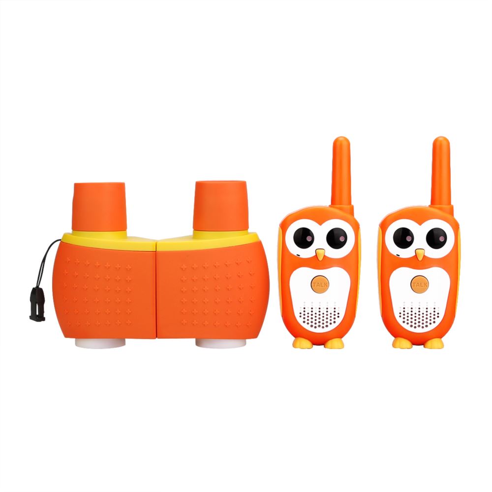 RT30 Owl Toy Walkie Talkies and Binoculars for Boys and Girls of All Ages
